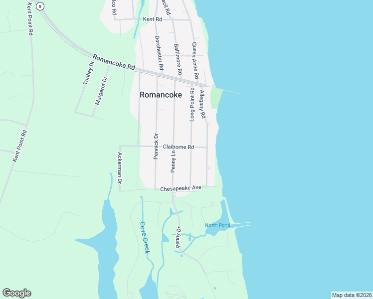 map of restaurants, bars, coffee shops, grocery stores, and more near 200 Long Point Road in Stevensville