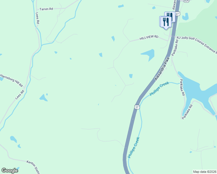 map of restaurants, bars, coffee shops, grocery stores, and more near 11896 Skyview Drive in Alexandria