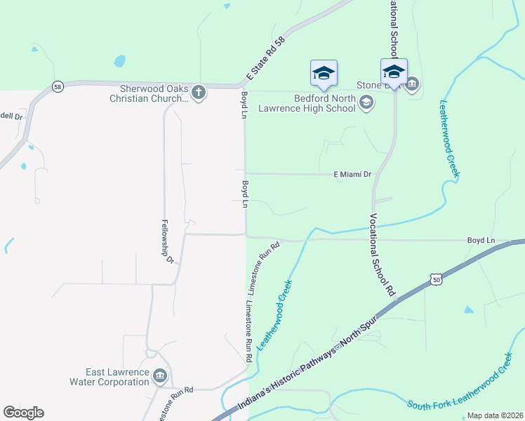map of restaurants, bars, coffee shops, grocery stores, and more near 100 Boyd Lane in Bedford