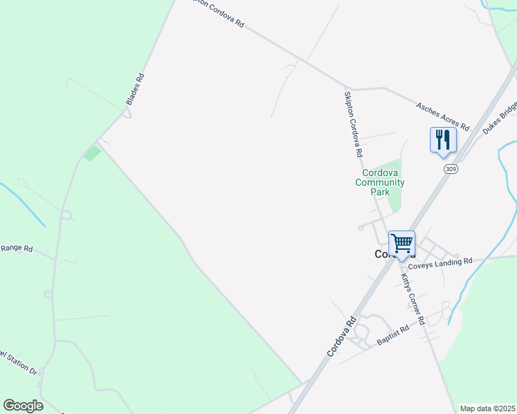 map of restaurants, bars, coffee shops, grocery stores, and more near in Cordova