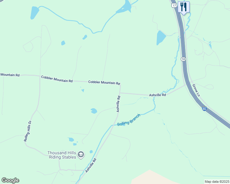 map of restaurants, bars, coffee shops, grocery stores, and more near 4010 Cobbler Mountain Road in Delaplane