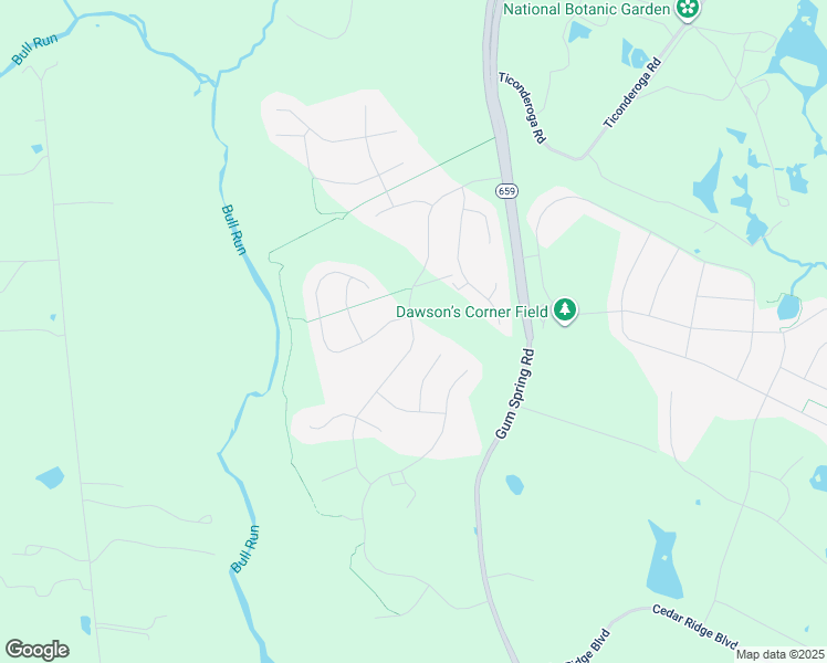 map of restaurants, bars, coffee shops, grocery stores, and more near Marbury Estates Drive in Chantilly