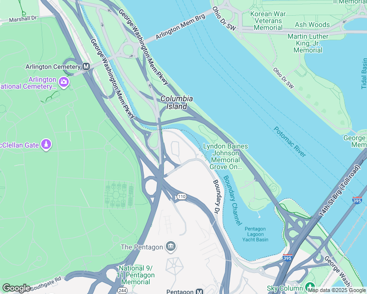 map of restaurants, bars, coffee shops, grocery stores, and more near 100 Boundary Channel Drive in Arlington