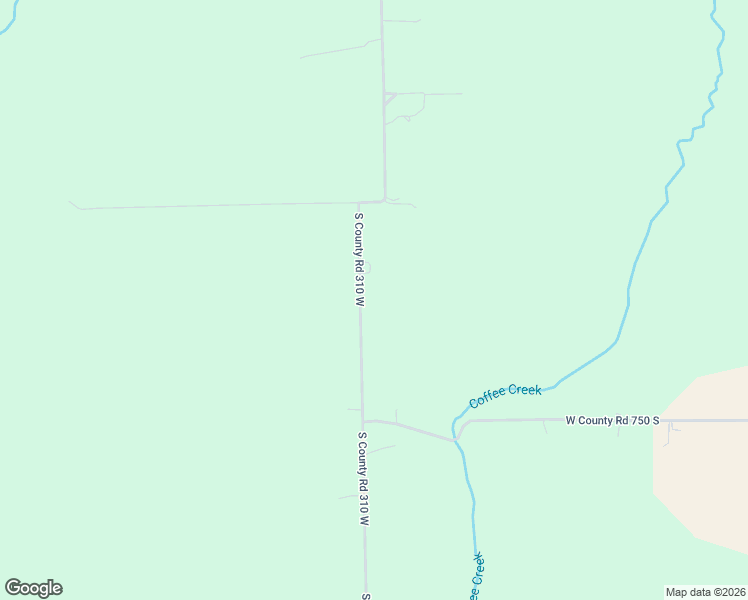 map of restaurants, bars, coffee shops, grocery stores, and more near 7220 South County Road 310 West in Commiskey