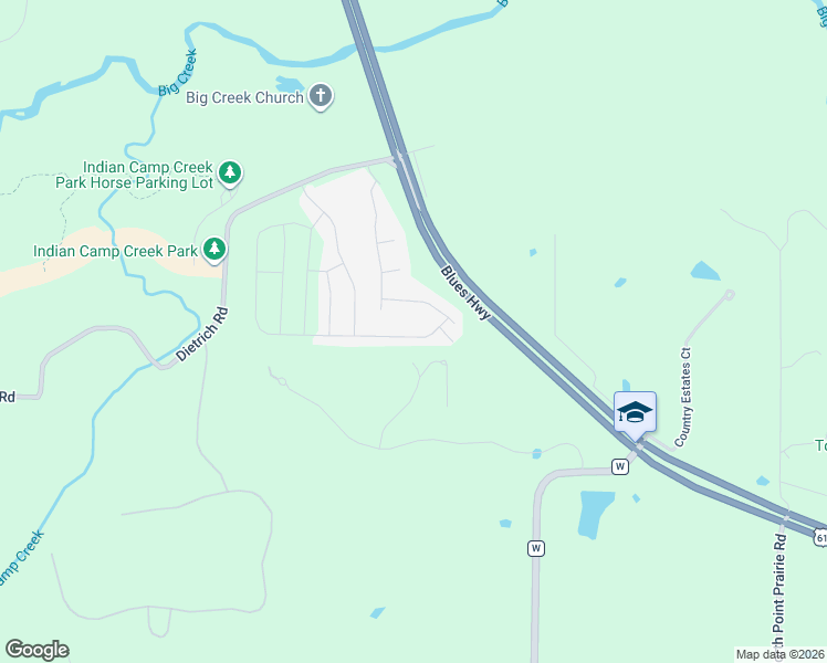 map of restaurants, bars, coffee shops, grocery stores, and more near 1107 Marathon Drive in Foristell