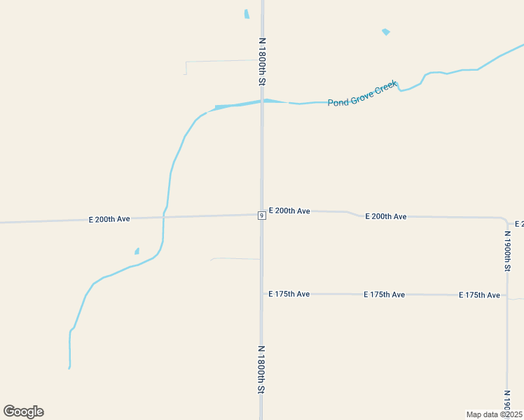 map of restaurants, bars, coffee shops, grocery stores, and more near 18001 East 200th Avenue in West Liberty