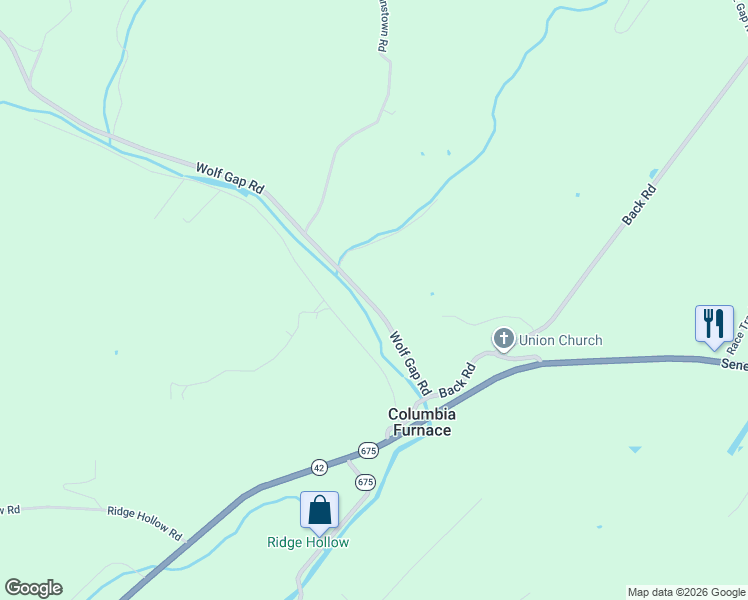 map of restaurants, bars, coffee shops, grocery stores, and more near 408 Wolf Gap Road in Edinburg