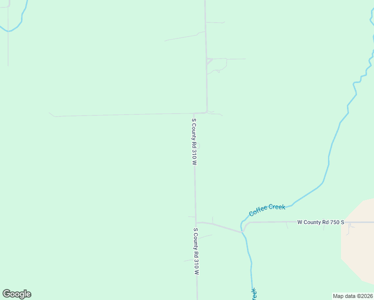 map of restaurants, bars, coffee shops, grocery stores, and more near 7220 South County Road 310 West in Commiskey