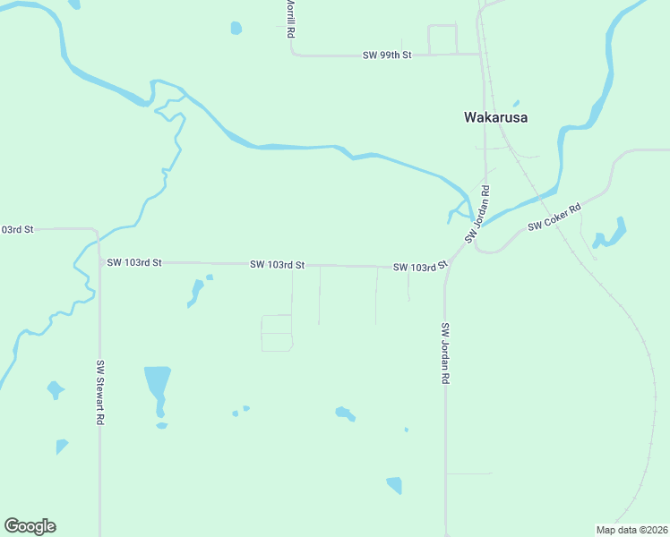 map of restaurants, bars, coffee shops, grocery stores, and more near 1471 Southwest 103rd Street in Wakarusa