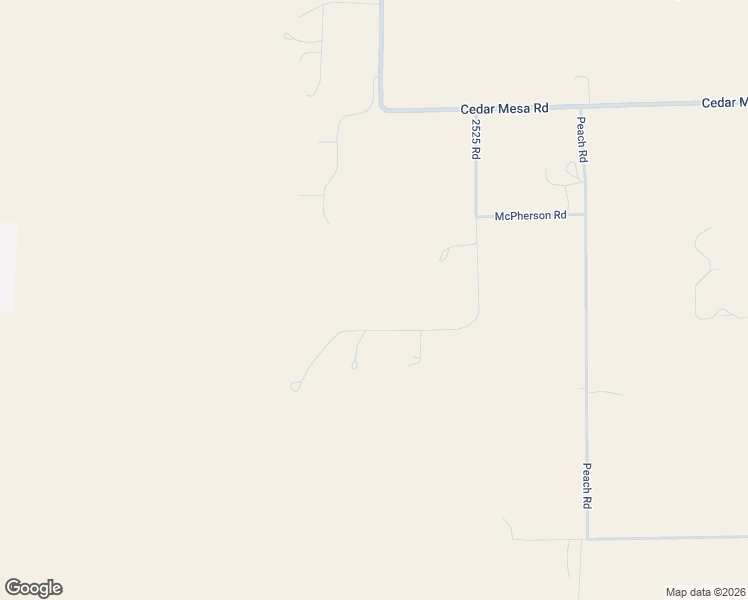 map of restaurants, bars, coffee shops, grocery stores, and more near 15423 2525 Road in Cedaredge