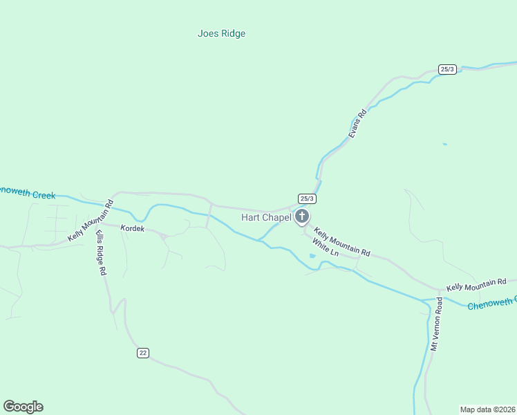 map of restaurants, bars, coffee shops, grocery stores, and more near Kelly Mountain Road in Elkins