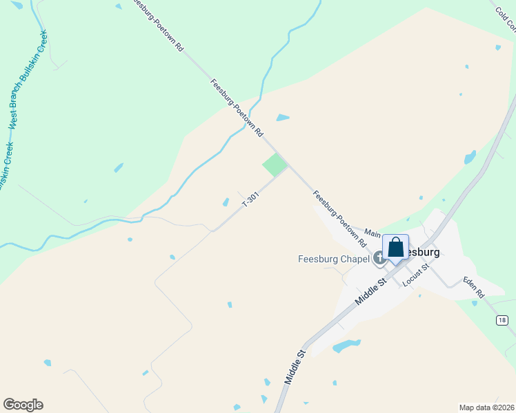 map of restaurants, bars, coffee shops, grocery stores, and more near in Feesburg