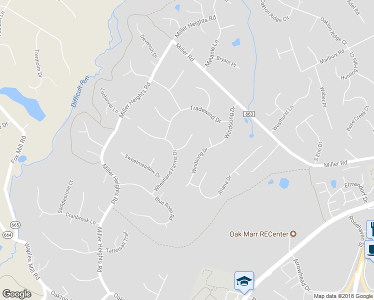 map of restaurants, bars, coffee shops, grocery stores, and more near 3107 Wheatland Farms Court in Oakton