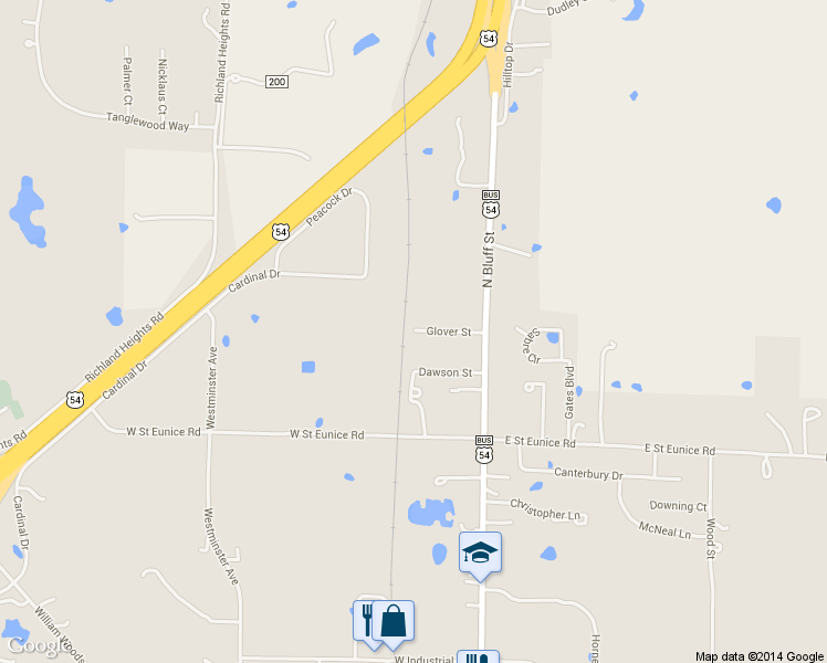 map of restaurants, bars, coffee shops, grocery stores, and more near 209 Glover St in Fulton