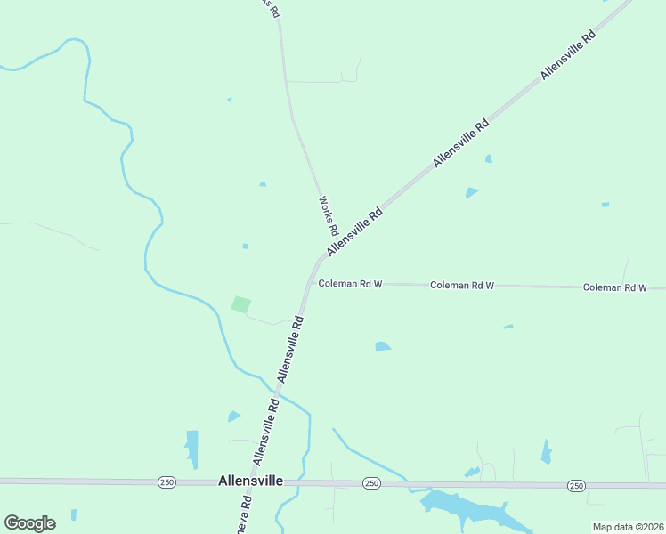 map of restaurants, bars, coffee shops, grocery stores, and more near 13526 Allensville Road in Bennington