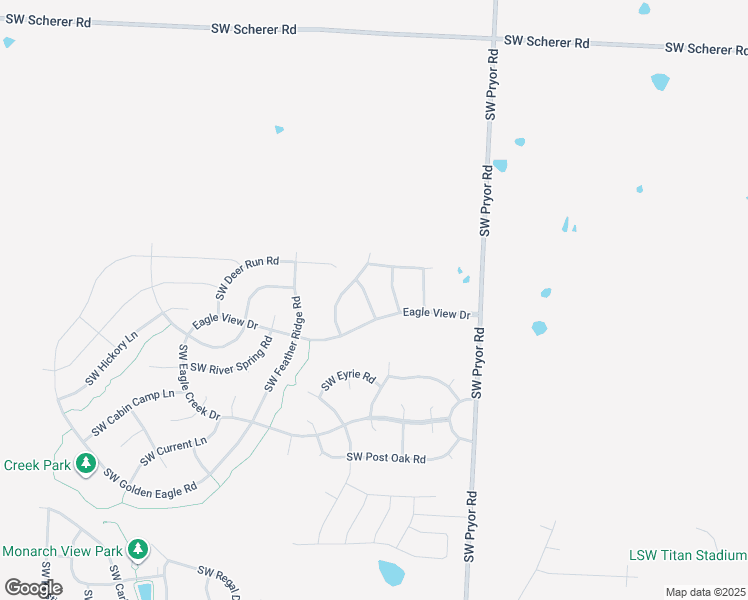 map of restaurants, bars, coffee shops, grocery stores, and more near 2126 Southwest Gooseberry Lane in Lee's Summit