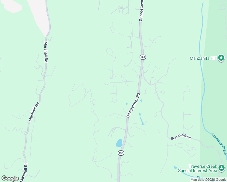 map of restaurants, bars, coffee shops, grocery stores, and more near 3456 Shamrock in Georgetown