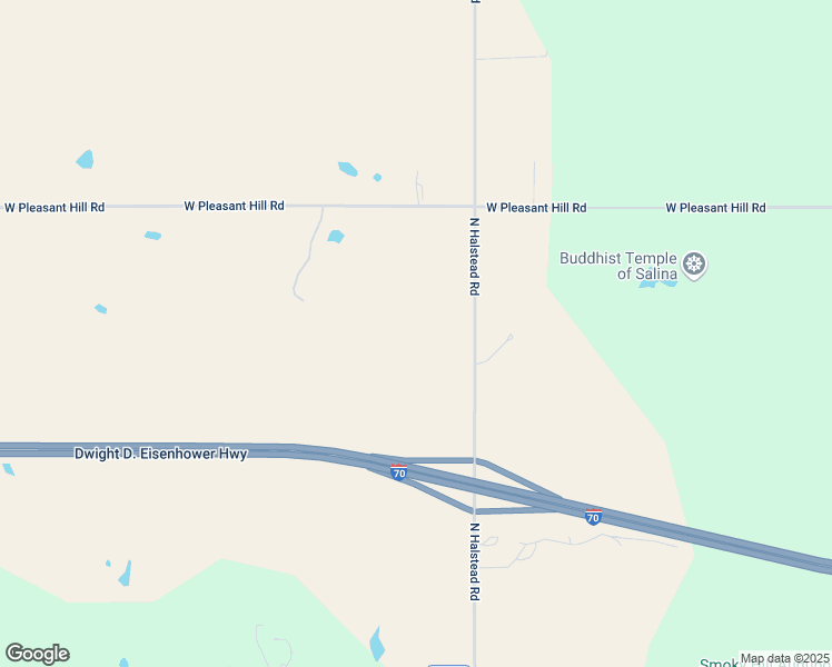 map of restaurants, bars, coffee shops, grocery stores, and more near 2433 North Halstead Road in Salina