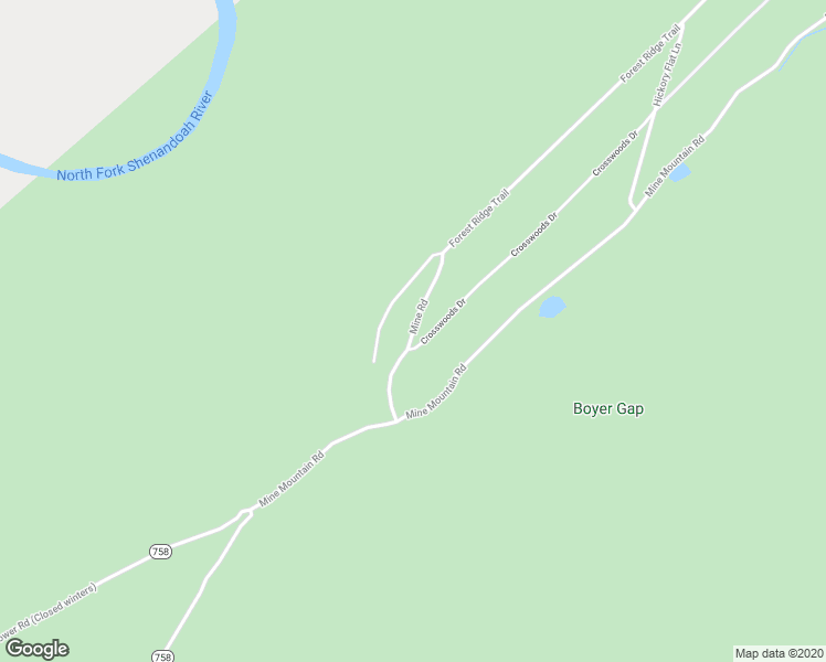 map of restaurants, bars, coffee shops, grocery stores, and more near Mine Road in Maurertown