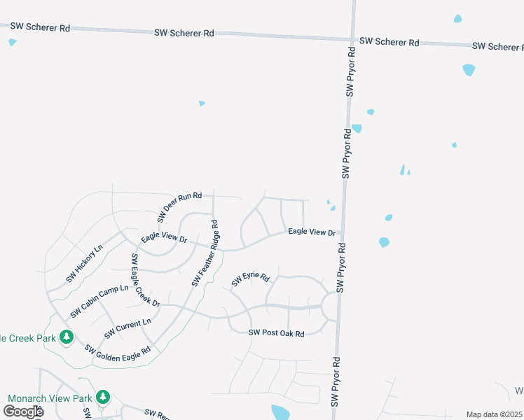 map of restaurants, bars, coffee shops, grocery stores, and more near 2105 Southwest Gooseberry Lane in Lee's Summit