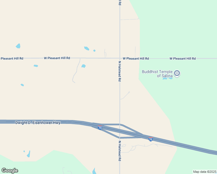 map of restaurants, bars, coffee shops, grocery stores, and more near 2433 North Halstead Road in Salina