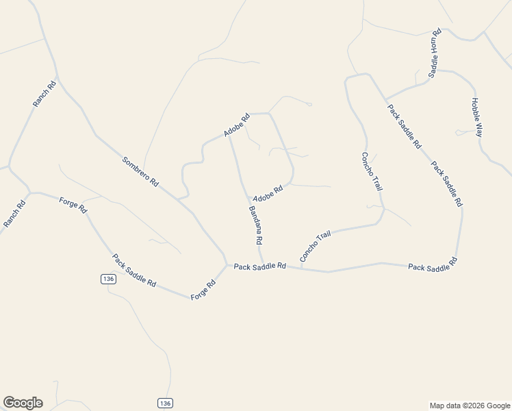 map of restaurants, bars, coffee shops, grocery stores, and more near 192 Bandana Road in Hartsel