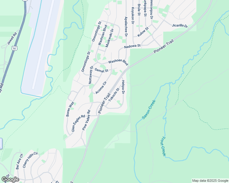 map of restaurants, bars, coffee shops, grocery stores, and more near 1188 Tokochi Street in South Lake Tahoe