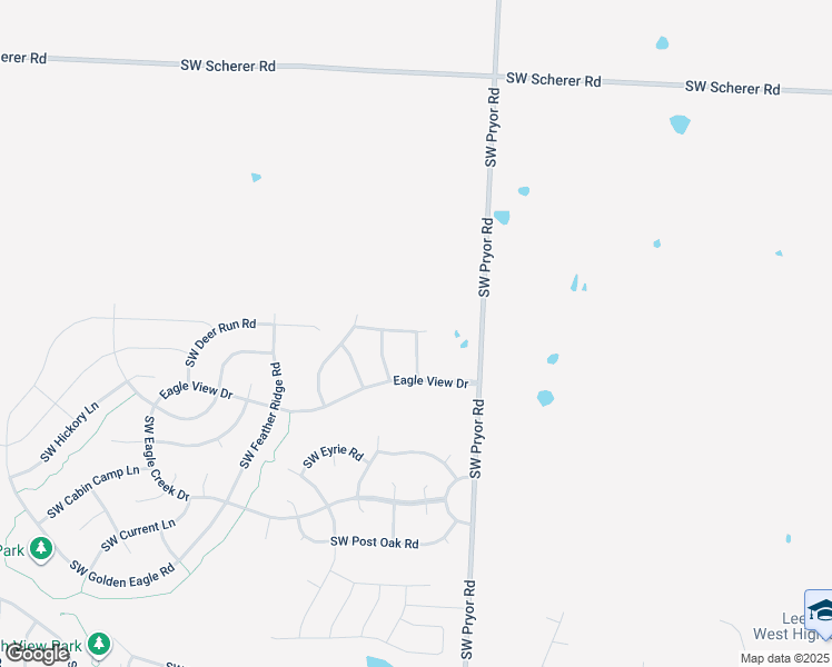 map of restaurants, bars, coffee shops, grocery stores, and more near 2100 Southwest Timbertrace Lane in Lee's Summit