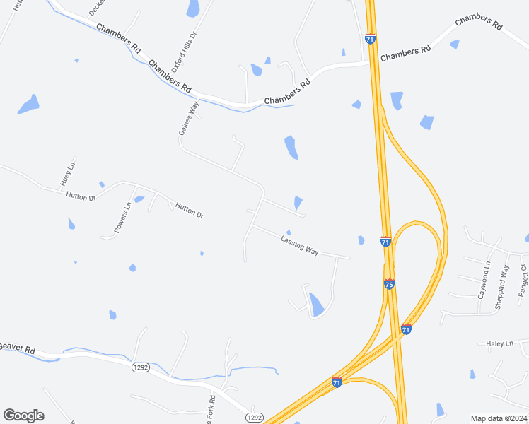 map of restaurants, bars, coffee shops, grocery stores, and more near 12328 Gaines Way in Walton