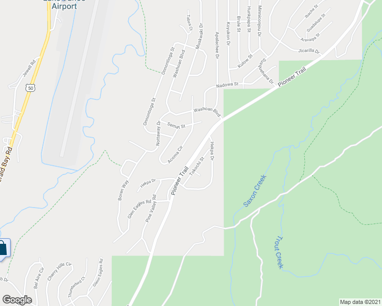 map of restaurants, bars, coffee shops, grocery stores, and more near 1561 Pioneer Trail in South Lake Tahoe