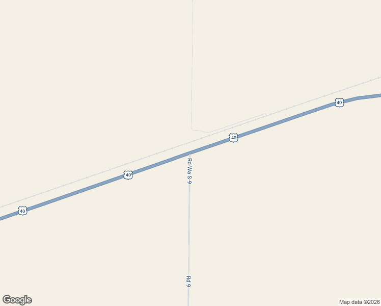 map of restaurants, bars, coffee shops, grocery stores, and more near 1372 Road 9 in Weskan