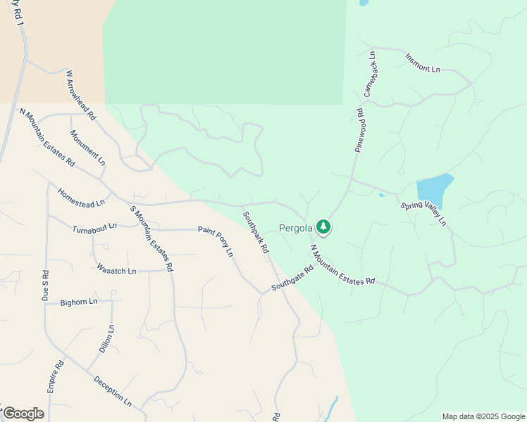 map of restaurants, bars, coffee shops, grocery stores, and more near 972 North Mountain Estates Road in Florissant
