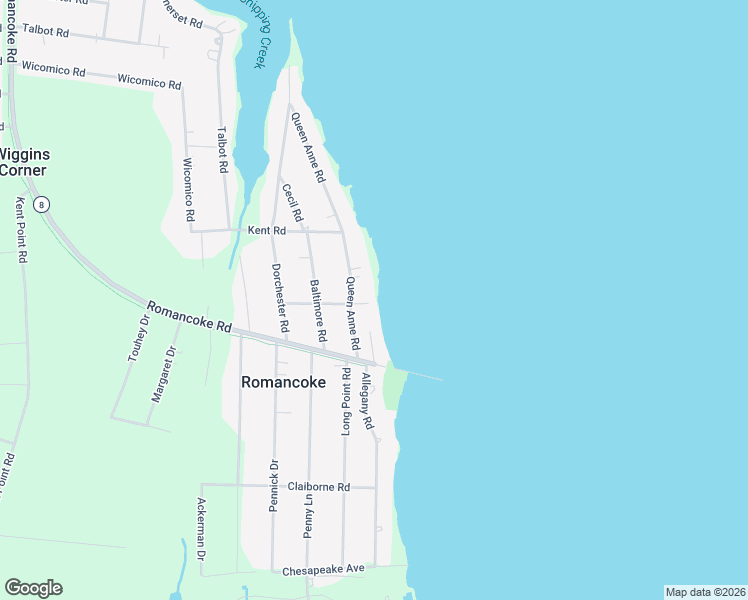 map of restaurants, bars, coffee shops, grocery stores, and more near 200 Queen Anne Road in Stevensville