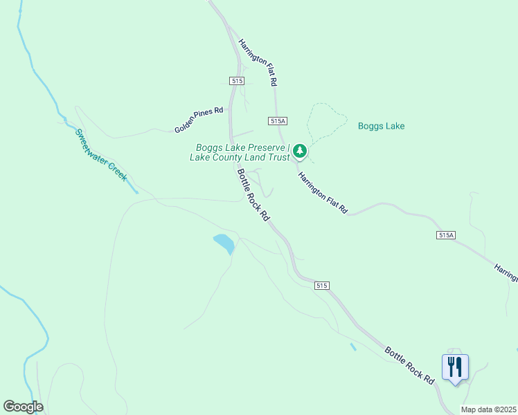 map of restaurants, bars, coffee shops, grocery stores, and more near 11444 Bottle Rock Road in Kelseyville