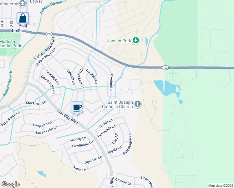 map of restaurants, bars, coffee shops, grocery stores, and more near 107 Azeo Court in Lincoln