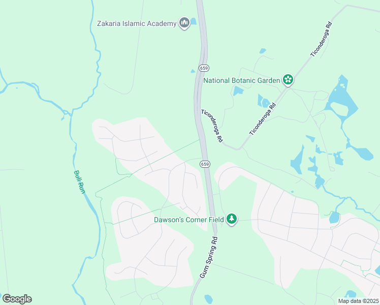 map of restaurants, bars, coffee shops, grocery stores, and more near Marbury Estates Drive in Chantilly