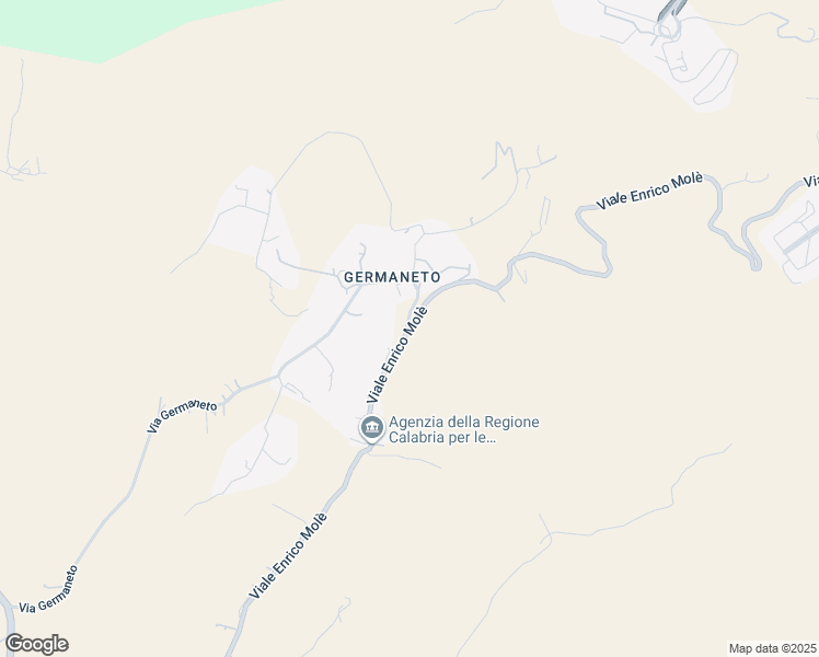 map of restaurants, bars, coffee shops, grocery stores, and more near 7 Viale Enrico Molè in Catanzaro