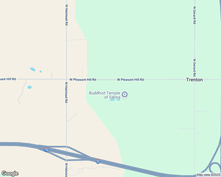 map of restaurants, bars, coffee shops, grocery stores, and more near 2913 West Pleasant Hill Road in Salina