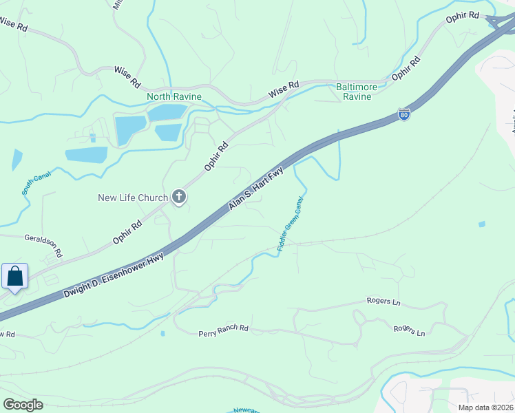 map of restaurants, bars, coffee shops, grocery stores, and more near 10640 Werner Road in Auburn