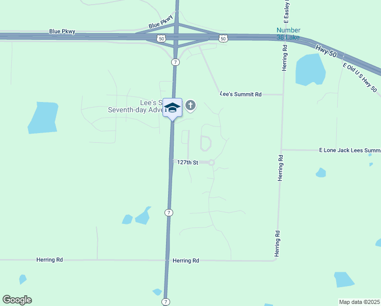 map of restaurants, bars, coffee shops, grocery stores, and more near 12612 Laci Circle in Lake Lotawana