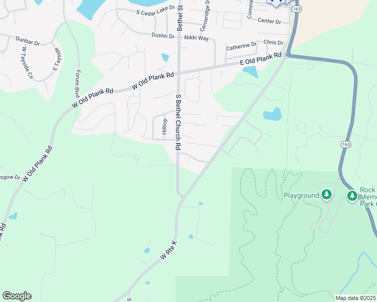 map of restaurants, bars, coffee shops, grocery stores, and more near 107-109 East Hoedown Drive in Columbia