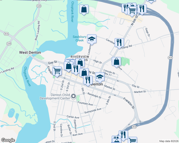 510 Gay Street, Denton MD Walk Score