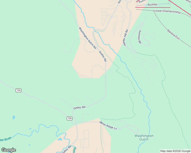 map of restaurants, bars, coffee shops, grocery stores, and more near 200 Saddle Ridge Ranch Road in Crested Butte