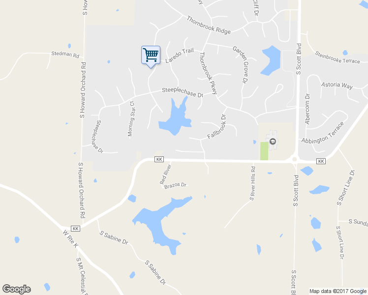 map of restaurants, bars, coffee shops, grocery stores, and more near 5820-5888 S State Highway Kk in Columbia