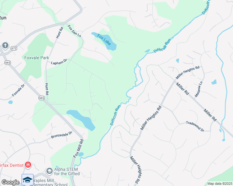 map of restaurants, bars, coffee shops, grocery stores, and more near 11204 Lapham Drive in Oakton