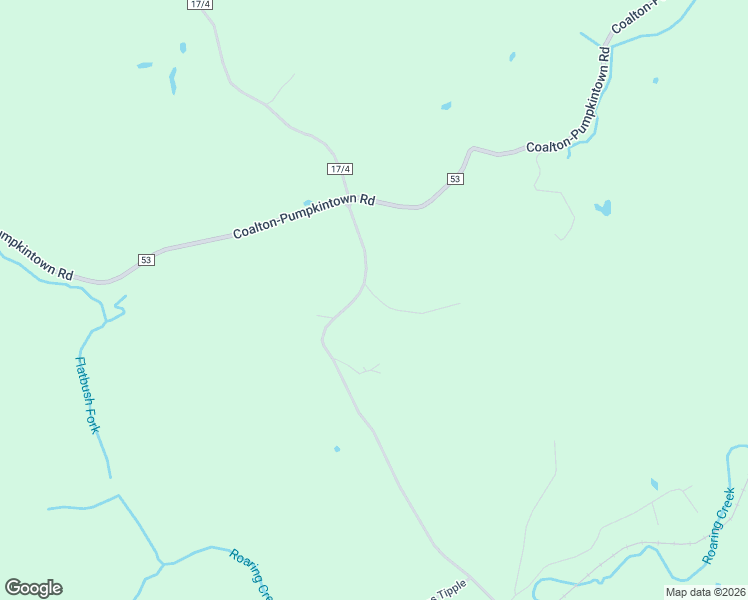 map of restaurants, bars, coffee shops, grocery stores, and more near Rich Mountain Road in Coalton