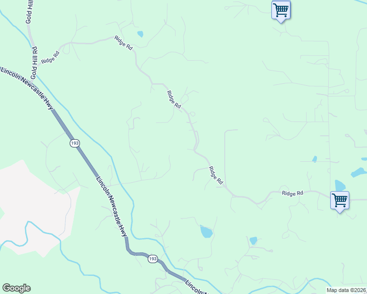 map of restaurants, bars, coffee shops, grocery stores, and more near 7400 Ridge Road in Newcastle