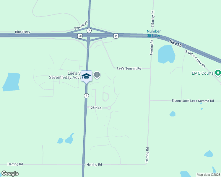 map of restaurants, bars, coffee shops, grocery stores, and more near 12502 Laci Circle in Lake Lotawana