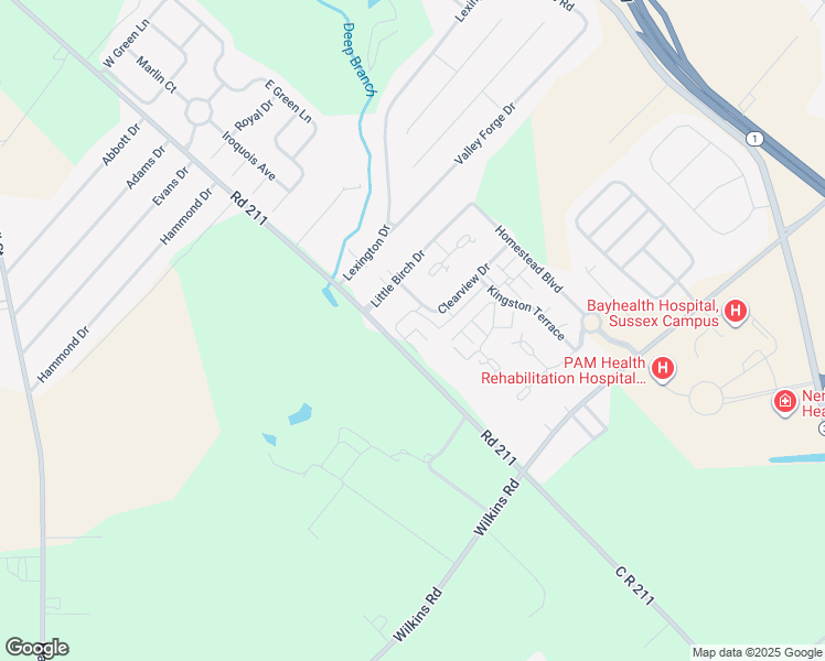 map of restaurants, bars, coffee shops, grocery stores, and more near 4703l Summer Brook Lane in Milford