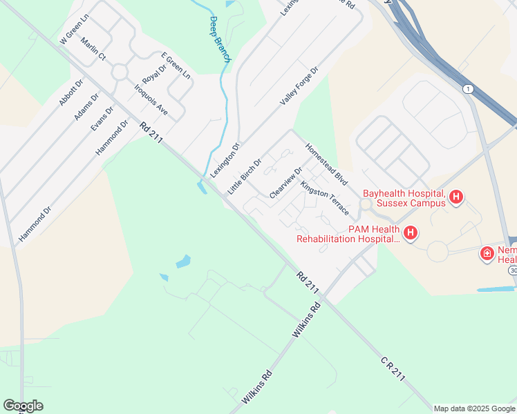 map of restaurants, bars, coffee shops, grocery stores, and more near 4703l Summer Brook Lane in Milford